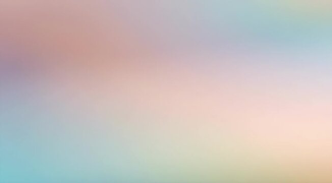A slow transition of pastel colors fading in and out of each other, with each shade blending seamlessly into the next  