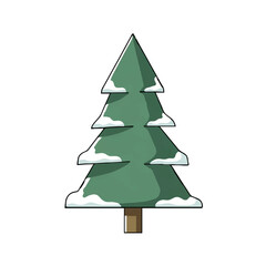 Fototapeta premium Pile of Colorful Christmas Presents Shaped as Tree