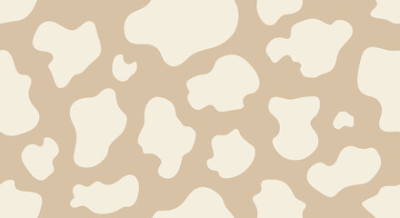 Seamless Cow Print Pattern Design for Fabric, Textile, Wallpapers and Backgrounds