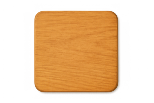 Wood cutting board background, square wooden kitchen utensil, cooking surface preparing food