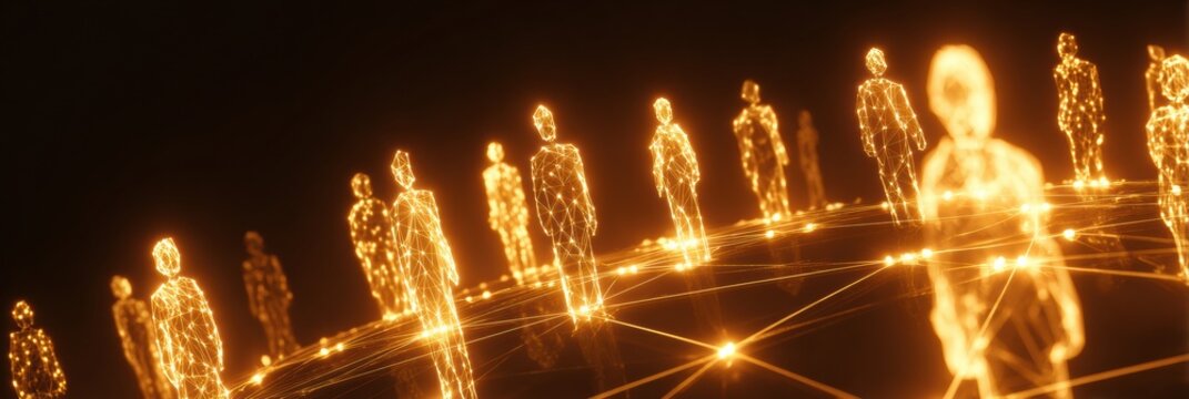 Engaging in Virtual Collaboration Through Glowing Network Connections in a Modern Online Meeting Space