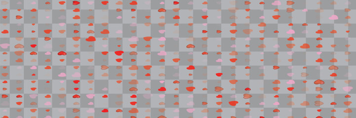 Vector paper hearts png. Heart shaped confetti png. Paper hearts on the surface. Valentine's Day, March 8, Mother's Day.