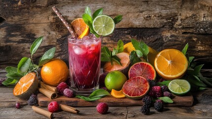view of orange juice on the table
