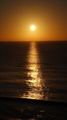 Sunset. Sunrise. Golden waves.