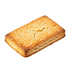 Biscuit isolated on transparent background, png 