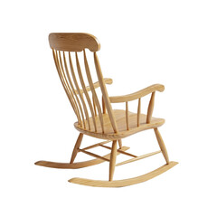 Wooden Chair isolated on white transparent background, Chair PNG 