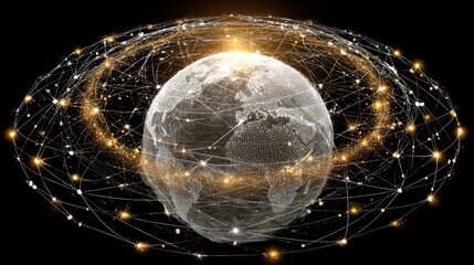 Global Network Reconnection With Glowing Nodes Creating a Complete System Around the Earth