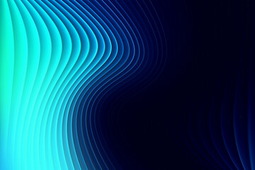 Futuristic Blue Wavy Gradient Abstract Vector Background