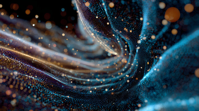 Big data technology data science analysis artificial intelligence generative ai deep learning machine learning algorithm neural flow network analytics innovation abstract futuristic. 3d rendering. 