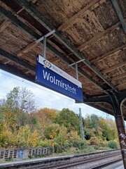 Wolmirstedt, train station. Germany