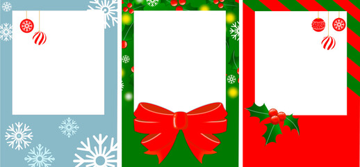 크리스마스 사진 프레임