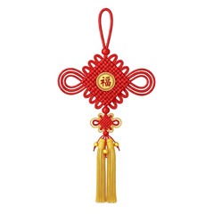 Obraz premium Chinese New Year Elements isolated on white transparent background, PNG 