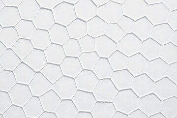 Fototapeta premium Ultra-Realistic Macro Top-Down View of Cracked Salt Flats