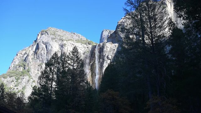 Bridalveil Fall in Yosemite National Park, California, USA