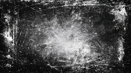 grunge overlay effect with scratch and dust on black background, retro noisy grain dust texture for film or photo overlay, grunge distressed texture overlay texture,black and white abstract background
