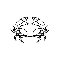 crab vector illustration 
