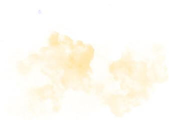 Obraz premium Abstract Golden Cloud sunset with Stars on Transparent Background