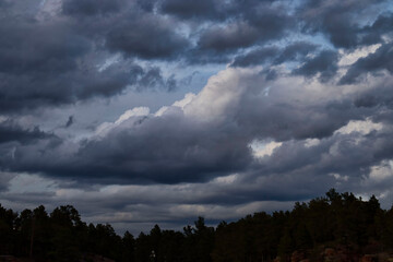 Dark clouds over Keyhole Lake