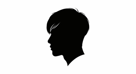 silhouette of a boy