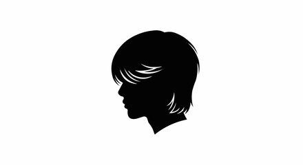 silhouette of a boy