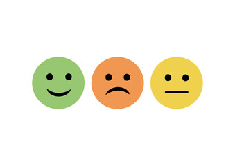 Confused Smiley Emoticon PNG Illustrations – Cute Expression Icons for Design and Chat