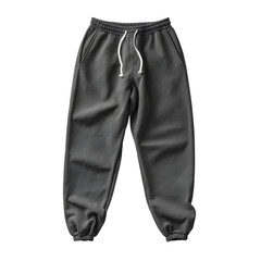 Comfortable casual wear dark grey sweatpants.png