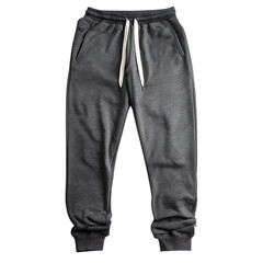 Dark grey sweatpants ideal workout clothing.png