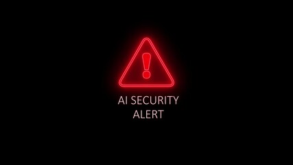 Ai security alert icon with binary code background. The attention grabbing icon highlights the importance of digital safety in today's interconnected world. - Powered by Adobe