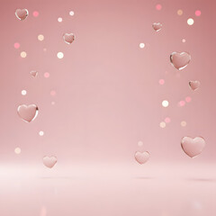 Soft Pink Valentine Background