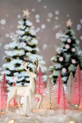 Christmas tree and decorations