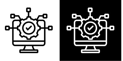 System Integration Icon Set Multiple Style Collection