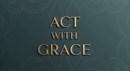 Inspirational message displayed on a decorative background with elegant text that encourages kindness and compassion in daily life