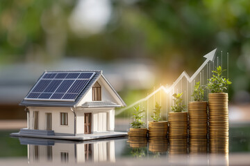 Sustainable energy finance business solar power development