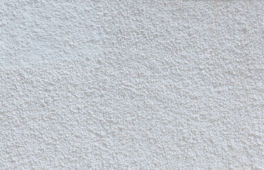 Beautiful view of popcorn sprayed ceiling of street wall of white building.