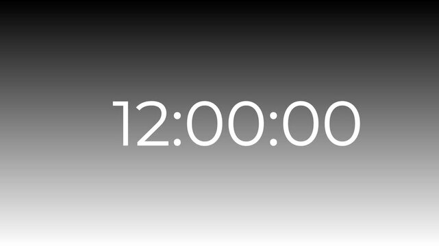 new year 2026 clock timer hitting midnight and fireworks explosion background festive animation.