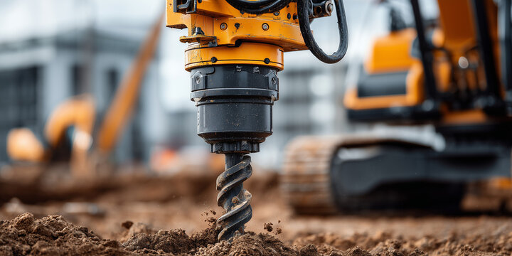 Rare earth metals supply mining operations industrial site machinery construction zone close-up view high-tech extraction techniques
