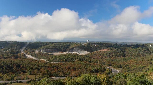 High angle view of the Ruth and Paul Henning Conservation Area