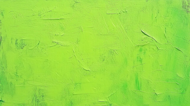 Neon lime green brush stroke paint artistic texture background - Powered by Adobe