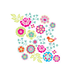 flowers and bird.eps