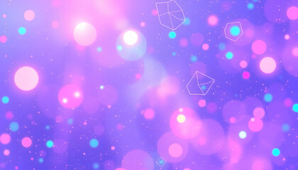 Colorful holographic background for wallpapers, doodle art. White tone