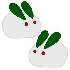 雪うさぎ