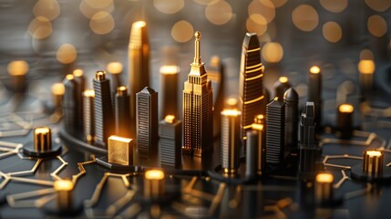 Innovative cyber city  exploring 3d urban planning, smart infrastructure, and ai driven connectivity