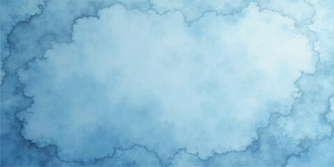 Bright blue summer sky with fluffy white clouds, a serene cloudscape in nature's atmosphere