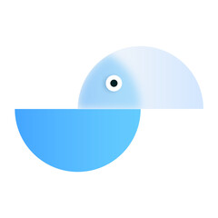 Animal Geometric Business Infographic UI UX Bubble Blur Website Asset Element Template Frosted Glass Glasmorphism Style Eps Svg	
