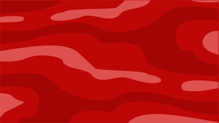 Monochromatic Red Abstract Wavy Pattern: Seamless Flowing Background with Layered Organic Curves and Shades of Crimson, Scarlet, and Maroon for Modern Design