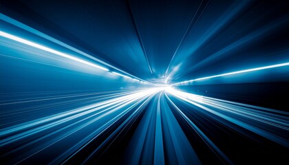 abstract blue line moving to center background	

