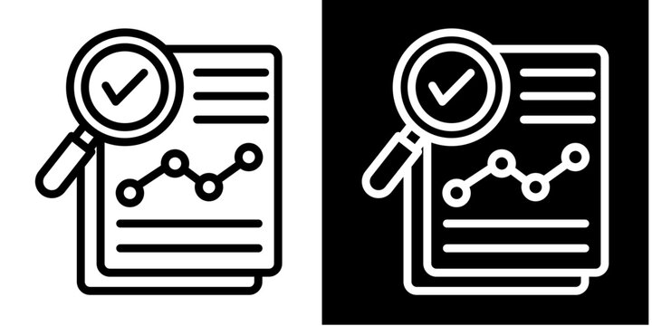 Audit Trail  Icon Set White Style Collection