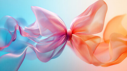 Iridescent Butterfly with Delicate Wings and Ethereal Beauty