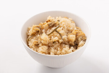 帆立と昆布の炊き込みごはん