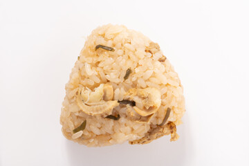 帆立と昆布の炊き込みごはん